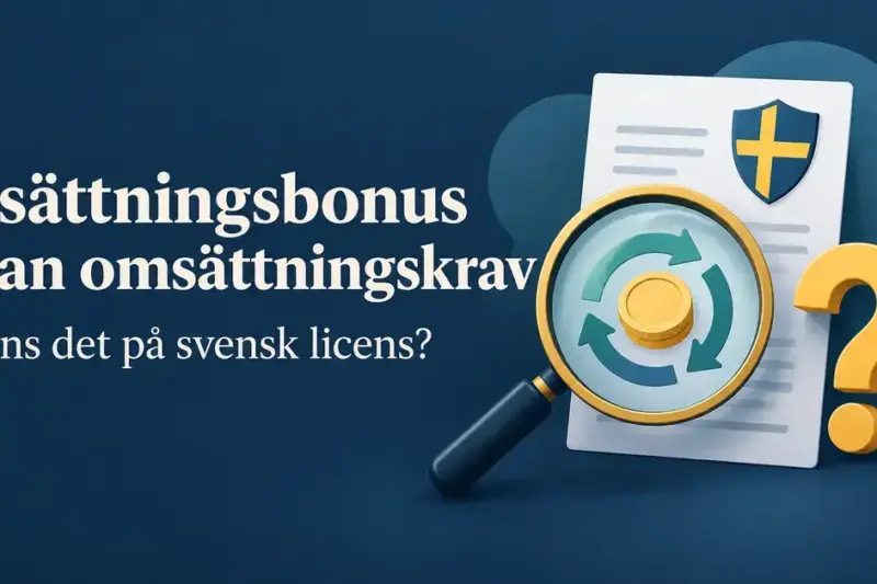 Insättningsbonus utan omsättningskrav – finns de på svensk licens?