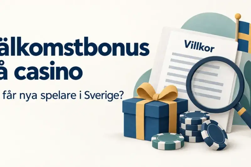 Välkomstbonus på casino – vad nya spelare faktiskt får i Sverige